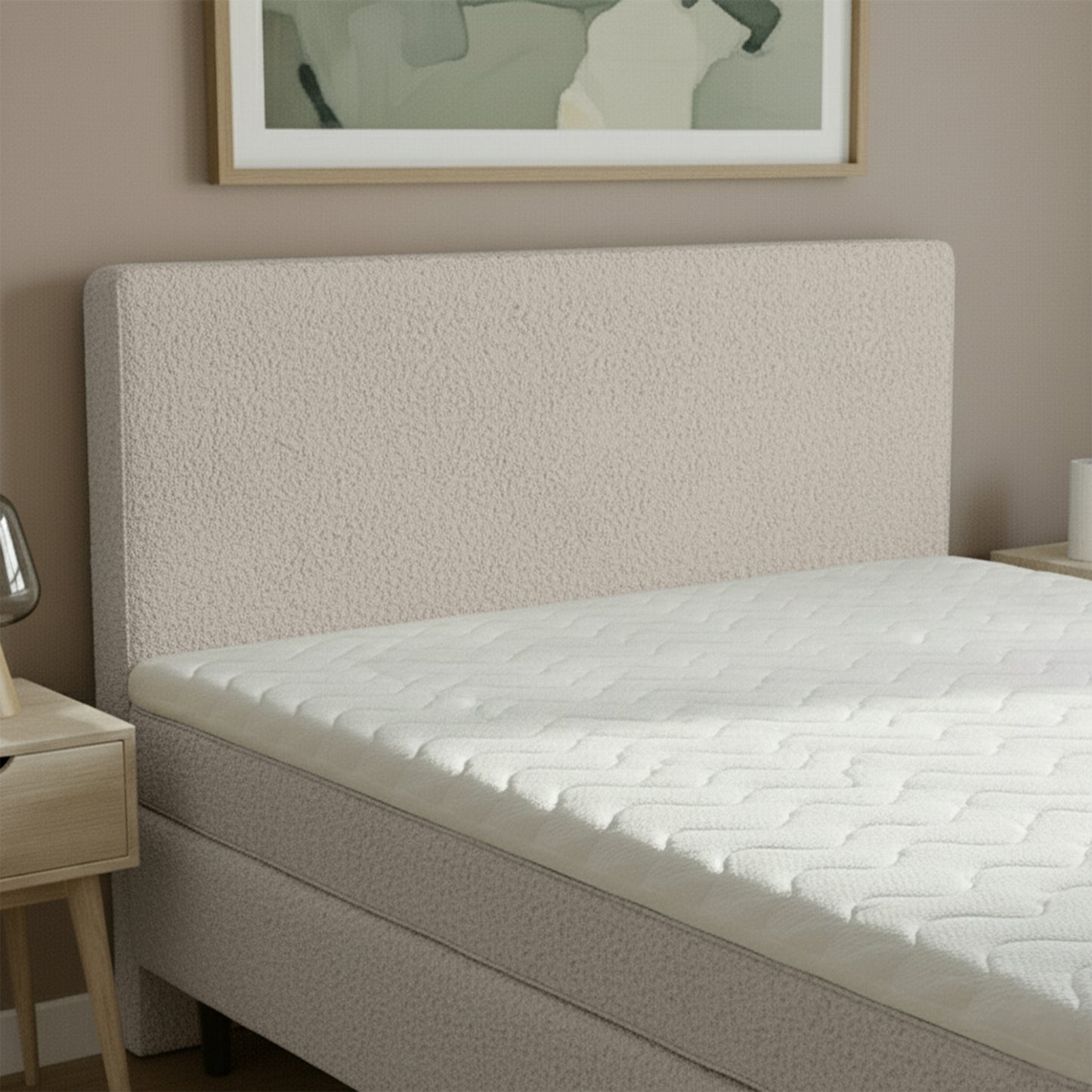 Boxspringset Pieter - Bouclé