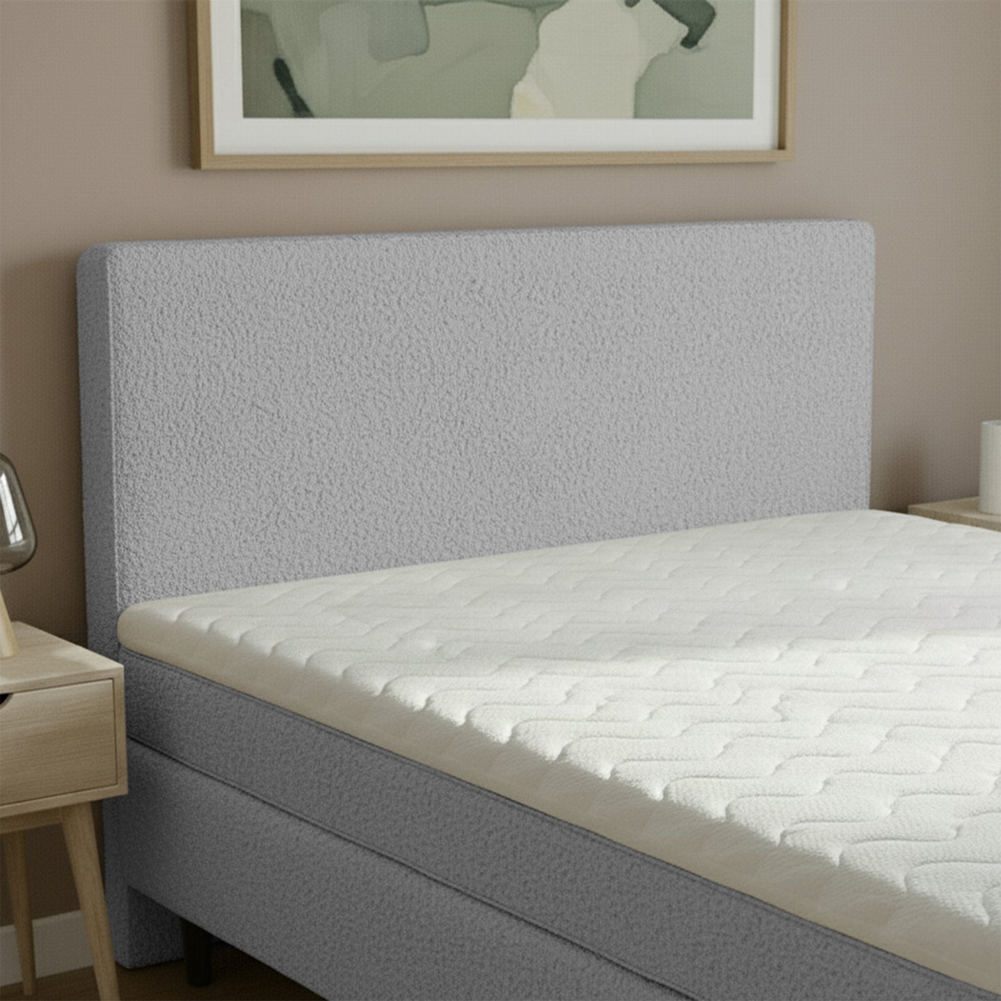 Boxspringset Pieter - Bouclé