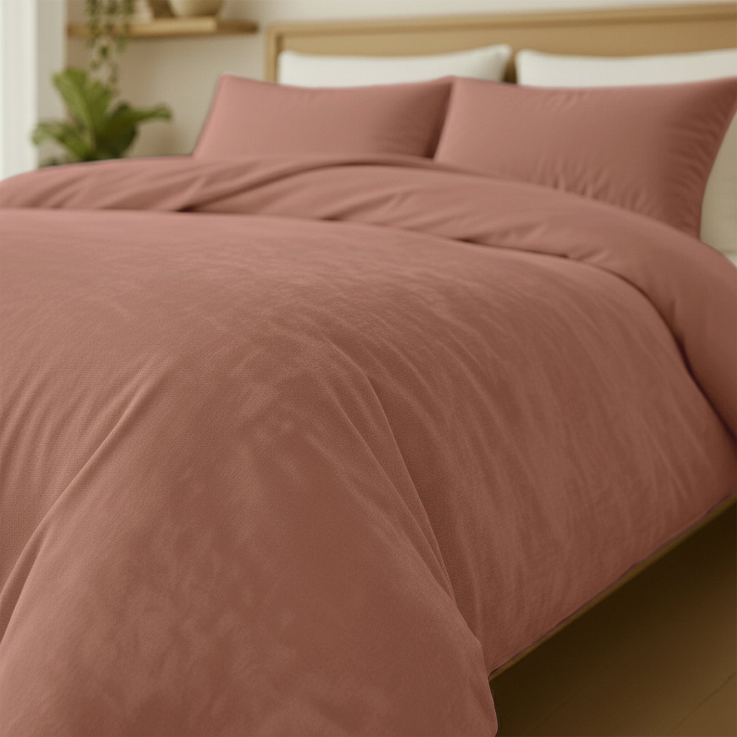 Quilt Cover Set - Velvet Coral