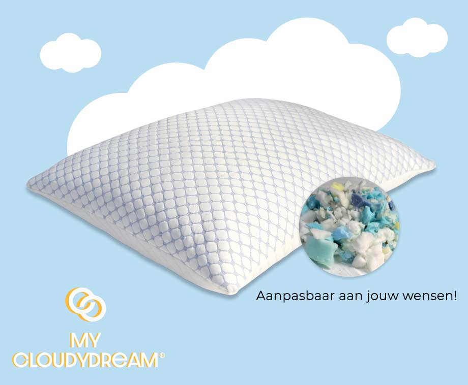 Mijn CloudyDream Aanpasbaar Hoofdkussen