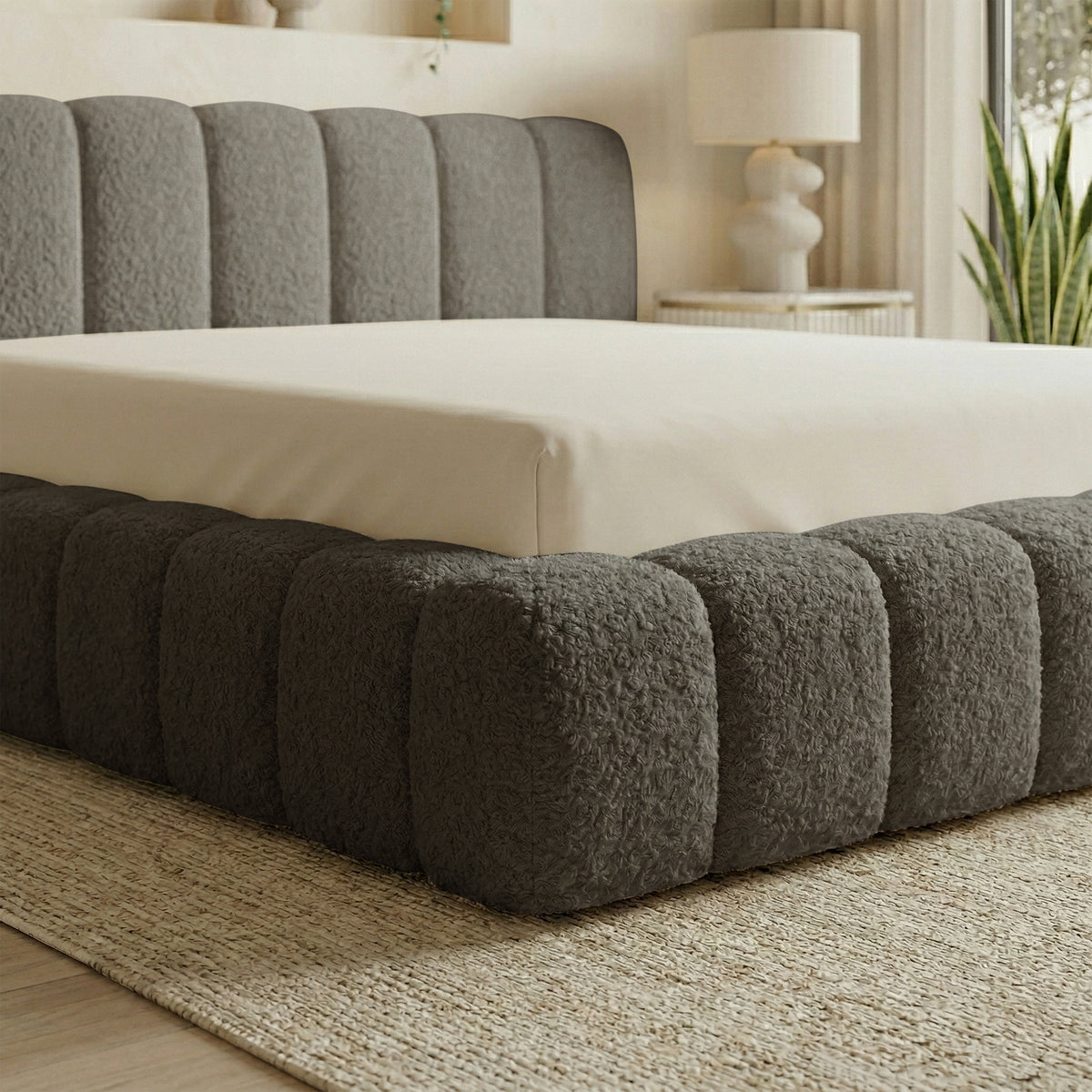 Bed Amour Iconic - Teddy Bouclé in antraciet