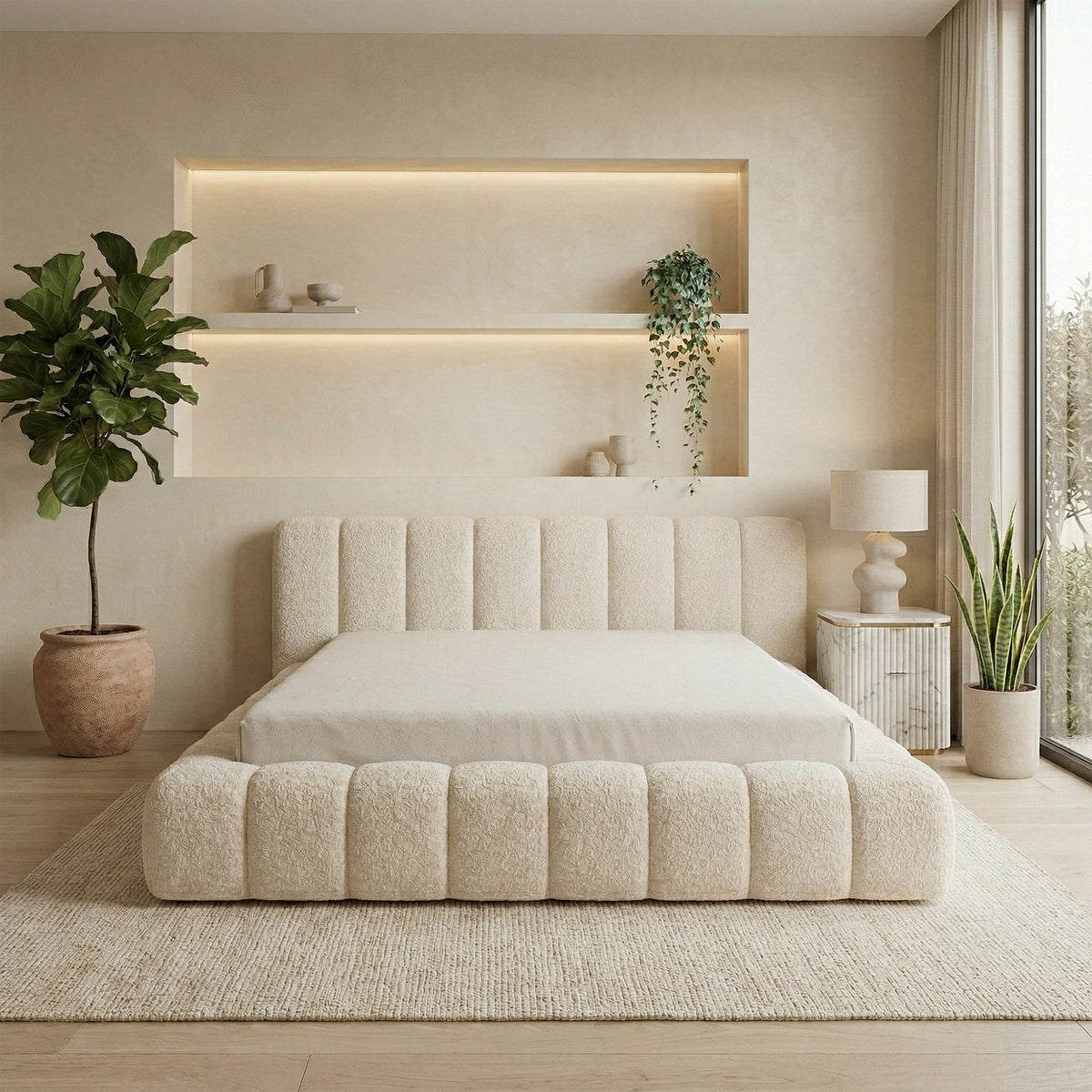 Bed Amour Iconic - Teddy Bouclé in crème