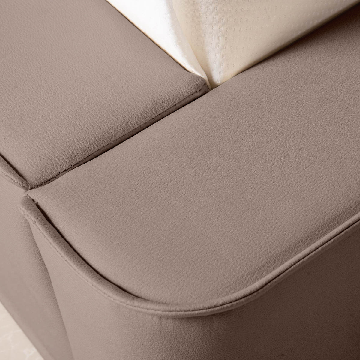 Opbergbed Amour Tranquility - Velvet in taupe