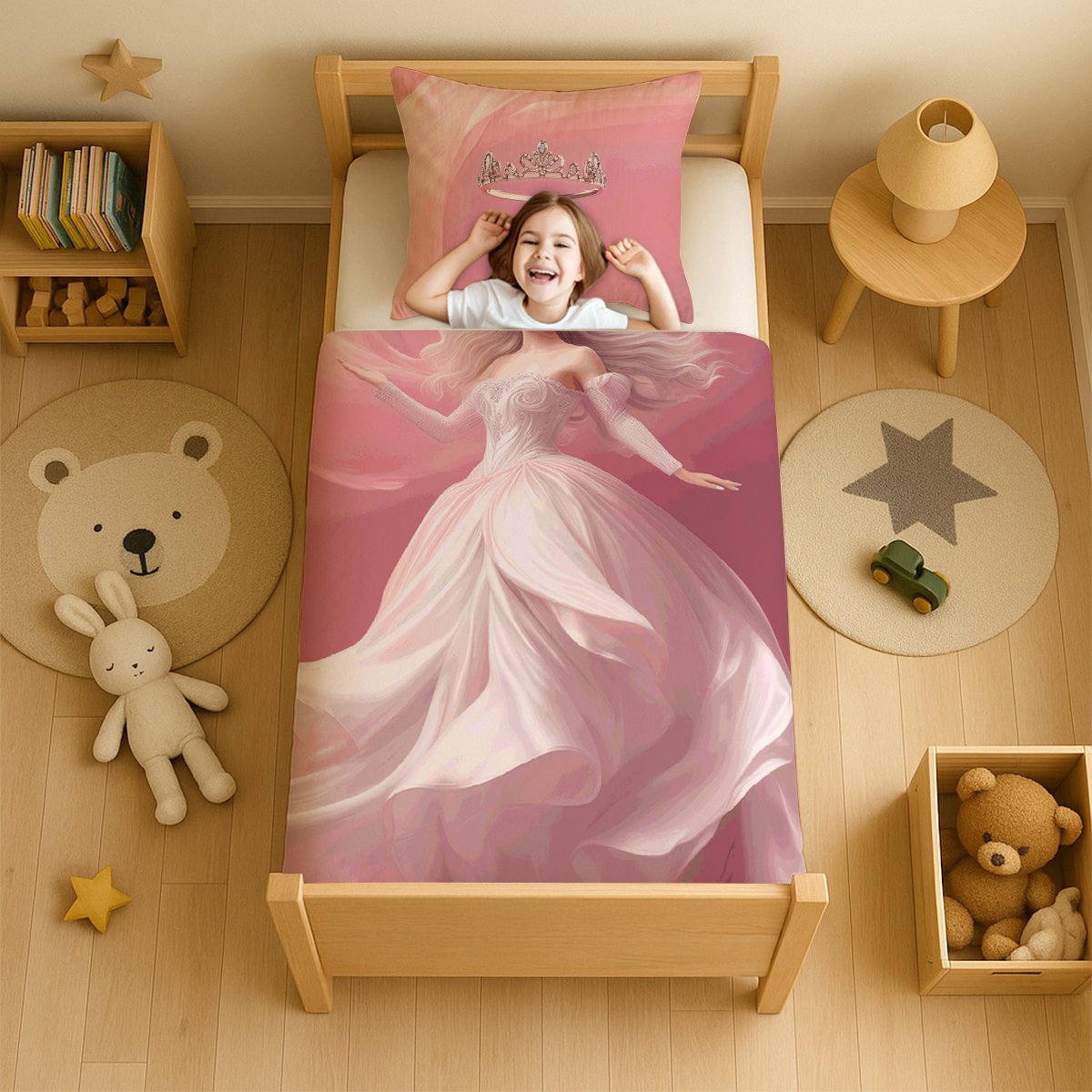 Interactief Kinderdekbed Prinses in de kinderkamer